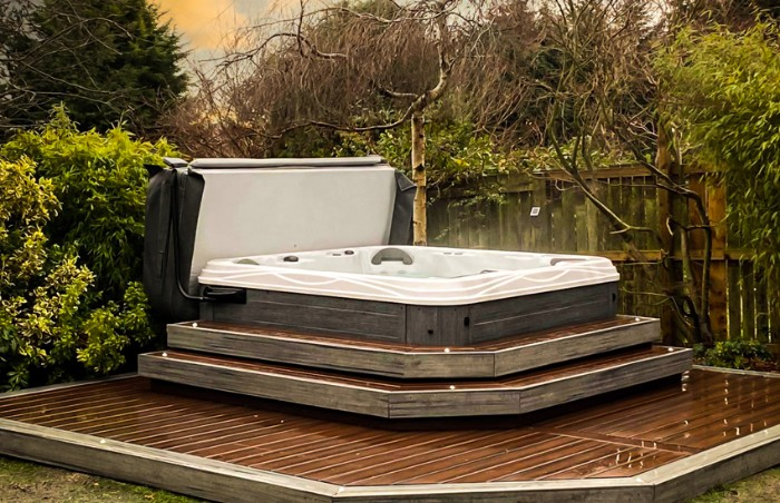 Hot Tub Surrounds Ideas 8 Luxurious Indoor And Outdoor Hot Tub Surrounds For Your Home Whatspa